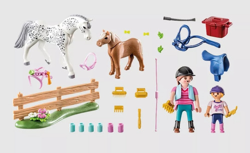 Playmobil 71259, Cuidado De Caballos, Country