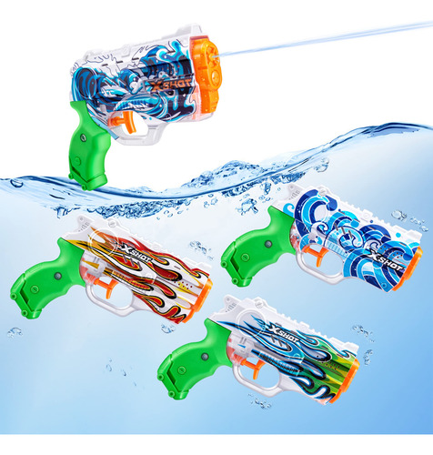 Juego De 4 Pieles De Llenado Rápido Para Agua X-shot