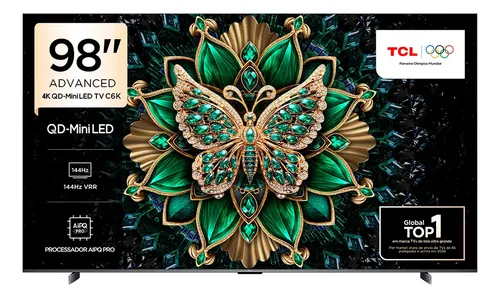 Smart TV TCL 98 QD-Mini LED mate 4K Android WiFi Bluetooth 4 HDMI