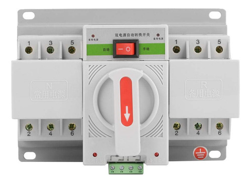 Interruptor De Transferencia 1pc 3p, 220v 63a Mini Inte...