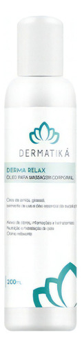  Óleo Corporal Hidratante E Anestésico Derma Relax 200ml