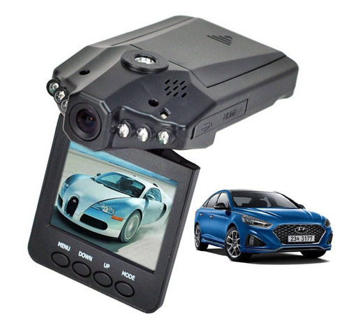 Camara De Seguridad Para Carro Hd Dvr Pantalla Lcd 2.5 Auto