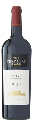 Vinho Syrah Terrazas de Los Andes Reserva 2015 adega Bodegas Chandon 750 ml