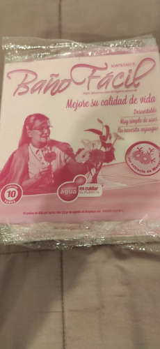 Baño Facil, Paño Jabonoso, Economico.