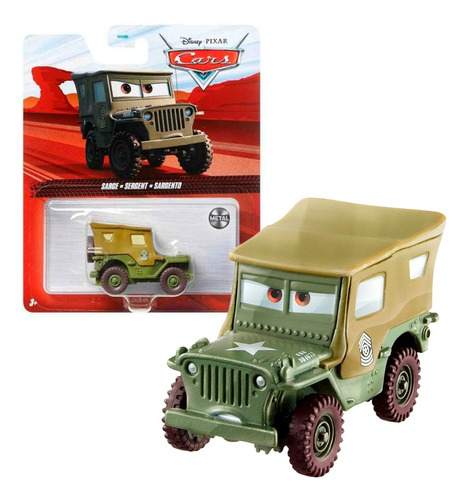 Auto Cars Metal Sargento - Mattel