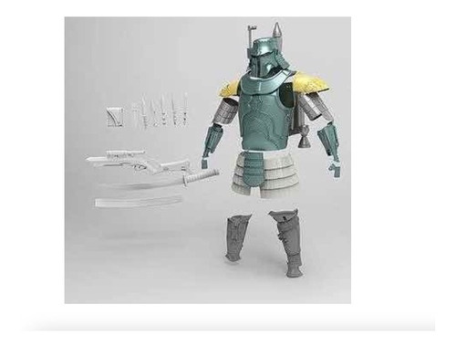 Archivo Digital Stl Boba Fett Samurai Print 3d Y010