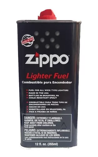Gasolina Para Encendedor Zippo 355ml