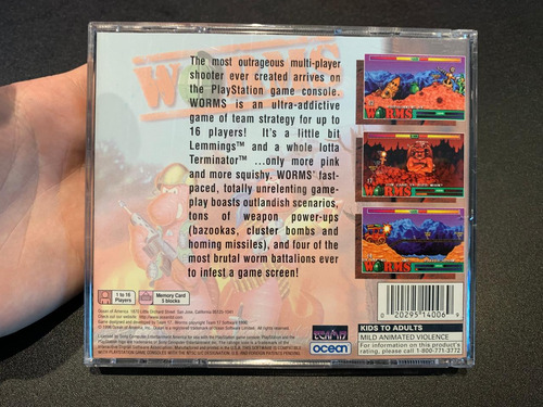 Worms Playstation Ps1 (Usado)