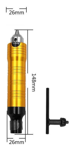 0.3-6.5mm Amoladora Eje Flexible Para Taladro Eléctrico Gira