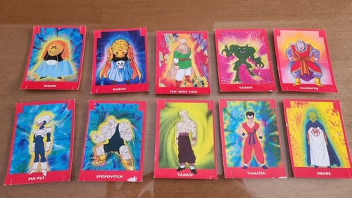 Lote 10 Figuritas Tarjetas Armables Dragon Ball Z5 Dbz 