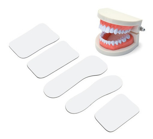 5x Espejo Fotográfico De Cristal Odontológico Intraoral Rodi