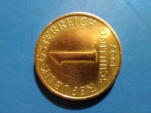 Monedas Antiguas De 1 Chelin Austria Del Año 1997