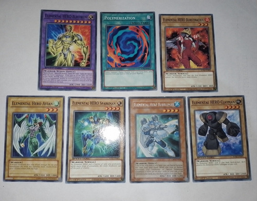 Yugioh Card - Lote Elemental Hero Electrum - Common