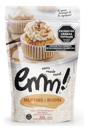 Premezcla Para Muffins & Budin Emm 200g S/tacc S/azucar - Fw