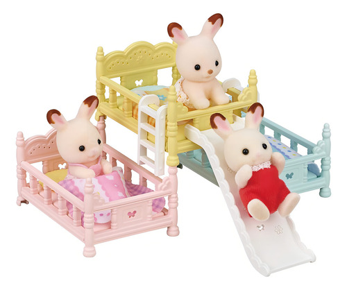 Sylvanian Families Set De Triple Cama Ternurines