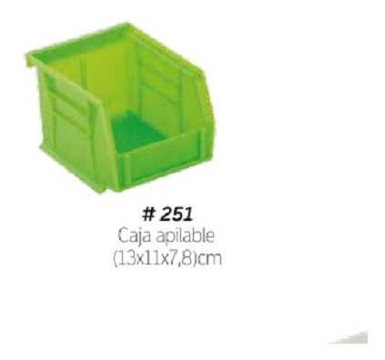 Caja Apilable Organizadora Plast 13x11 Cm 251 Im. Xavi