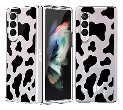 Funda Aigomara Para Galaxy Z Fold 4 Cow Print