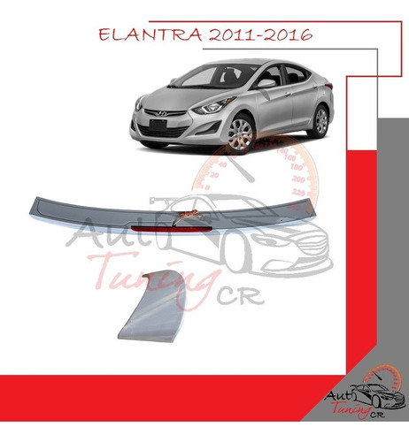 Coleta Spoiler Techo Hyundai Elantra 2011-2016