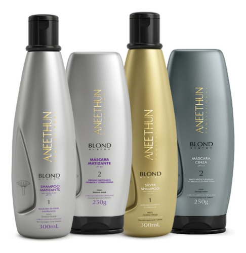 Kit Aneethun Blond System Sh M. + Mask M. + Sh S. + Mask C