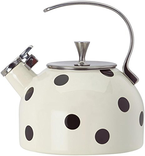 Kate Spade Deco Kettle, 3.8 Lb, Puntos Negros