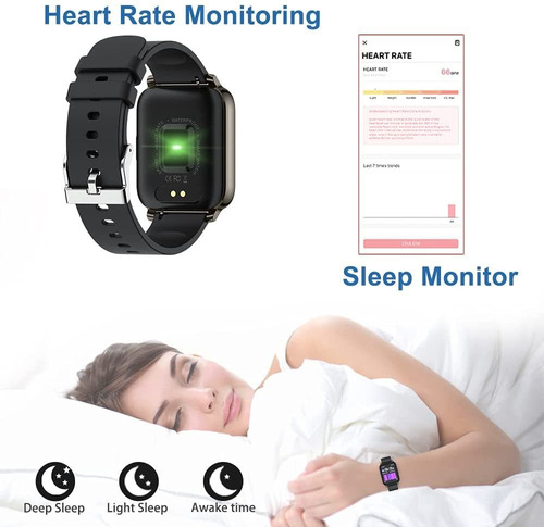 Smart Watch, Motast 1.69 Hd Full Touch Screen Fitness Watc