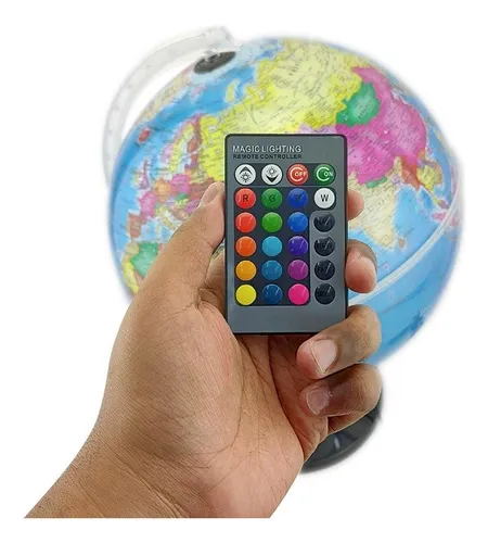 Globo Professional Studio 30cm + mapea Brasil y el mundo