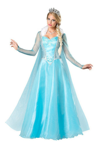 Vestido De Princesa Elsa For Adultos Frozen2 Anna Cosplay