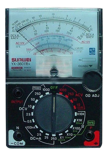 Yx-360trn - Multímetro Analógico De Plástico, Calibre De Car