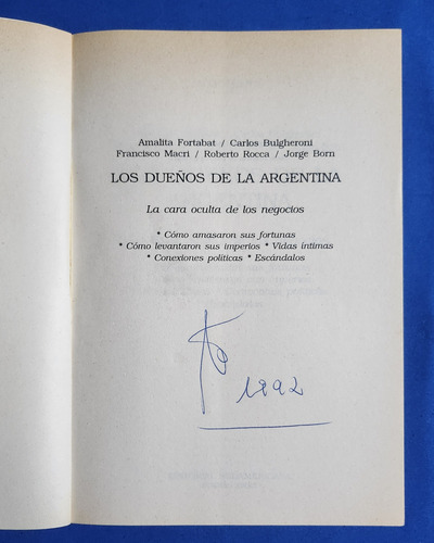 Los Dueños De La Argentina - Luis Majul (Usado)