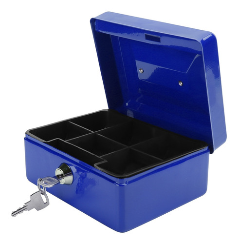 Mini Caja De Efectivo Portátil De 6 In Con Cerradura De Llav