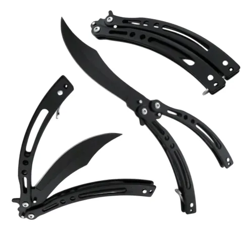 Cuchillo Tipo Mariposa, Ideal Para Camping, Trucos, Balison