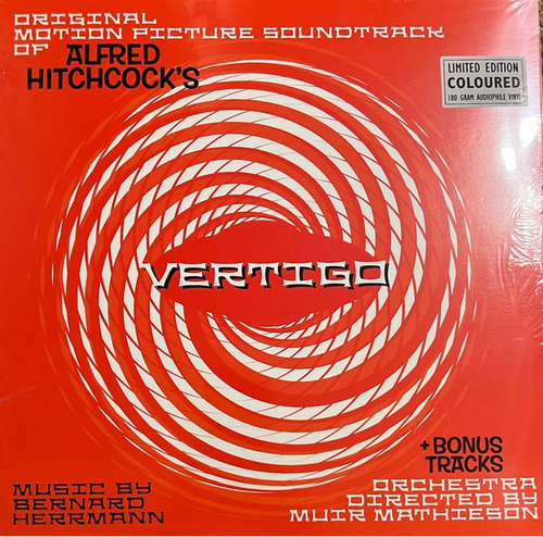 Vertigo Bernard Herrmann Soundtrack Limited Coloured Vinilo