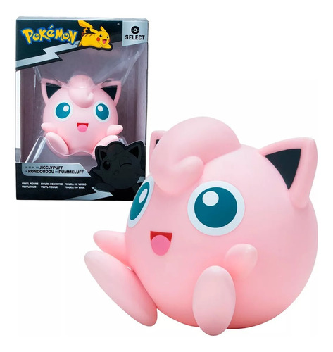 Pokémon Figura Acción De Vinilo Select Jigglypuff 8cm Kawaii