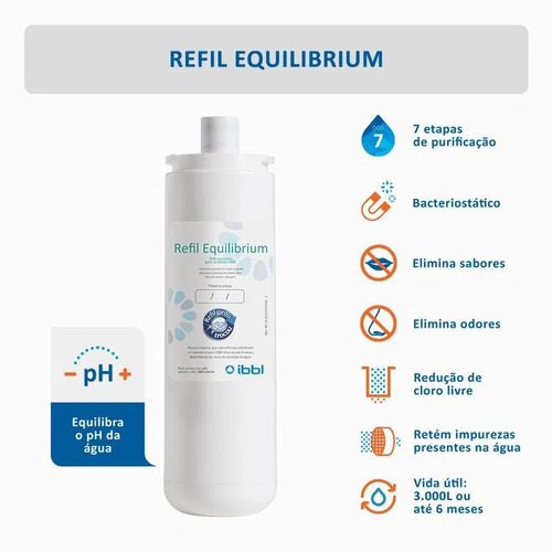 Imagem 3 de 4 de Refil Ibbl Original Equilibrium Tira Sabor Odor Equilibra Ph