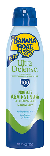 Banana Boat Ultra Defense Max Skin Protect Clear - Spray Pro