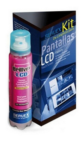 Imagen 2 de 4 de Kit De Limpieza Para Lcd Pantallas Tablet Servex 4 Paños