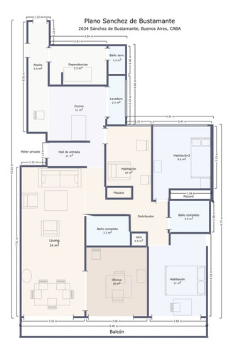 Venta 4 Amb C/dep Cochera Y Balcón Palermo