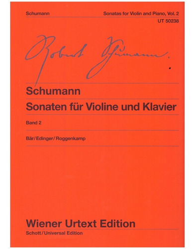 R. Schumann: Sonatas For Violin And Piano, Vol.2