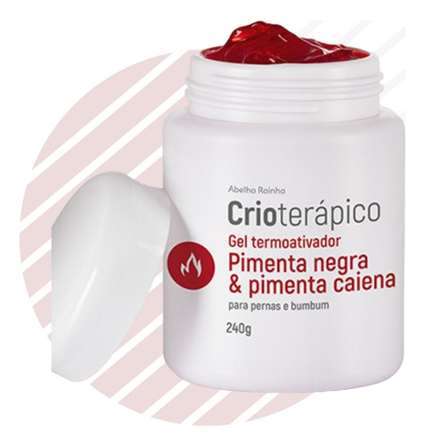 Gel Termo Activador Pimienta Calentamiento para Quemar Grasa