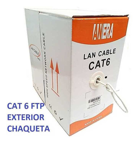 Cable Cap-6 Ftp-30/70 Anera 305 Mtr + Chaqueta Exteriores