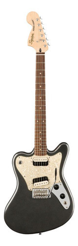 Guitarra eléctrica Squier by Fender Paranormal Super-Sonic de álamo graphite metallic brillante con diapasón de laurel indio