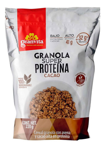 Granola Granvita Cacao 220g