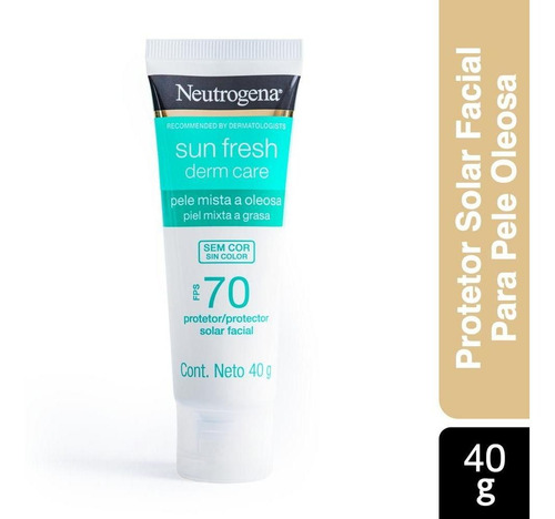 Protetor Solar Neutrogena Pele Mista A Oleosa Fps70 40g