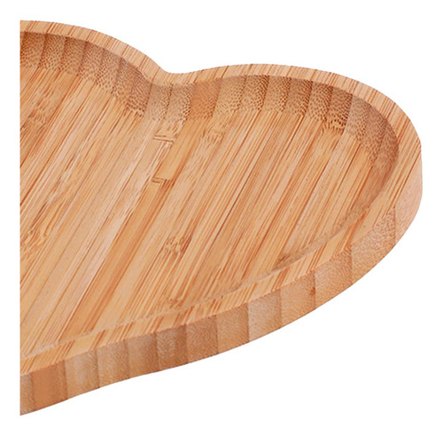 2 Bandeja Para Servir Bandeja De Madera Bandeja De 21x23cm