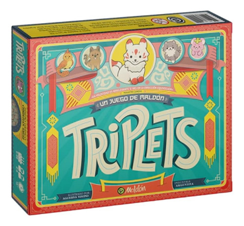 Juego Mesa Triplets Maldon Rapidez Observar Cartas Familiar