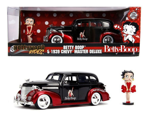 Betty Boop E 1939 Chevy Master Deluxe Hollywood 1/24 Jada