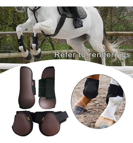 Juego De Botas De Tendón Y De Caballo - Botas De L Marrón
