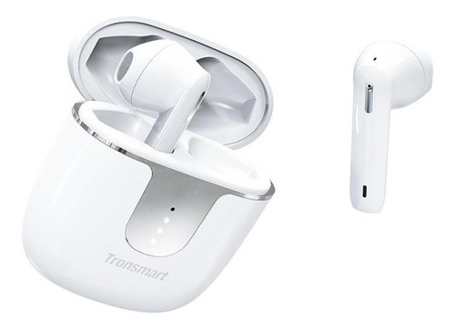Auricular in-ear gamer inalámbrico Tronsmart Onyx Ace blanco con luz LED