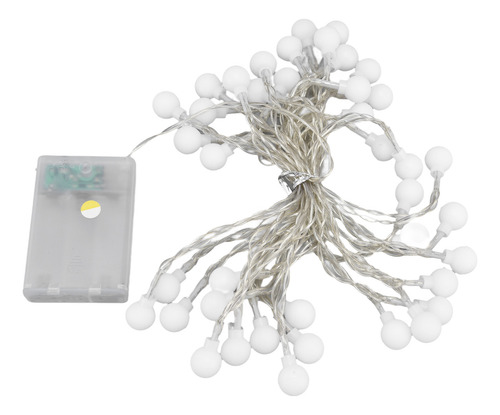 Cadena De 6 M, 40 Led, Globo, 2 Modos, Impermeable Para Boda