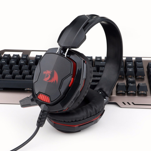 Redragon Audifonos Gamer Glaucus Red Backlight